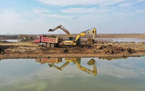 泗洪縣洪澤湖周邊滯洪區(qū)近期建設(shè)工程節(jié)后復(fù)工忙